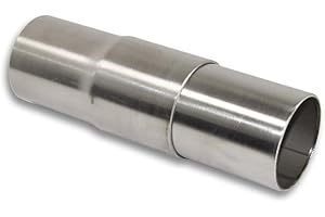 STAINLESS HEADERS MFG INC. Stainless Headers Mfg. 1.875” (1 7/8") Stainless Slip Joint Exhaust Header Muffler Adaptor - American Made