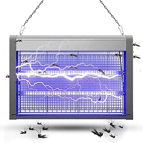 Athemo 2019 Upgraded Bug Zapper with UV Light, Indoor Electronic Insect Killer, Mosquito Trap, Fly Pests Catcher Lamp, 20W Bulbs