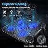 TECKNET-Laptop-and-Notebook-Cooling-Pad-With-5-Fans-at-1500-RPM-and-Blue-LED-Laptop-Cooler-fits-12-17 TECKNET Laptop Cooling Pads,Notebook Cooling Chill Mat With 5 Fans,Speed Adjustable,Extra USB Ports, Adustable Height…