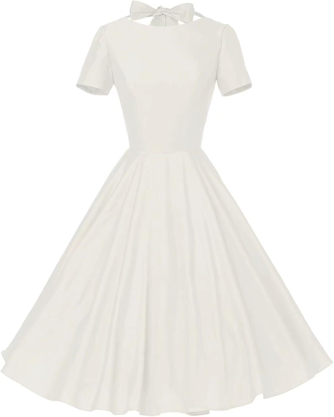 ivory swing dress