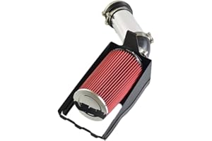 MILLION PARTS 4'' Cold Air Kit Red Filter + Heat Shield Compatible with 99-03 Ford Excursuion F250 F350 Super Duty 7.3L