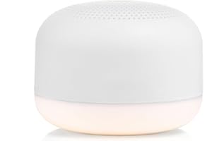 Yogasleep Travel Mini Portable White Noise Sound Machine, 6 Soothing Sounds, Volume Control, Dimmable Night Light, Sleep Therapy for Adults & Baby, USB Rechargeable, Lanyard Included