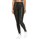 Reebok Womens Lux Faux Leather High Rise Tight