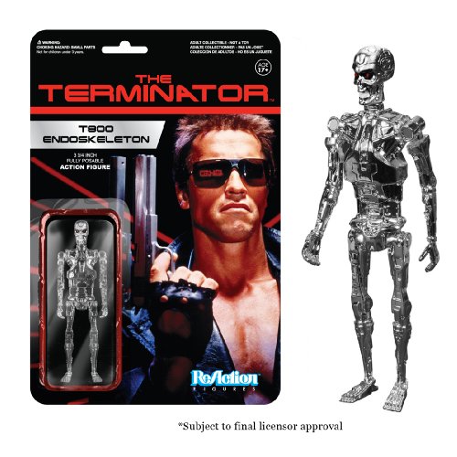 Funko The Terminator Chrome T-800 Endoskeleton ReAction Figu