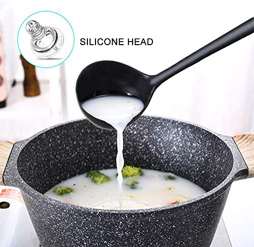 Kitchen Utensil Set, 35pcs Silicone Cooking Utensils with Holder for Non Stick Pan Cookware, Heat Resistant Kitchen Tools Turner Spatula Spoon Whisk Tong Oil Brush Measuring Cups, BPA Free