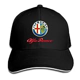 HmkoLo Alfa Romeo Sandwich Baseball Caps For Unisex Adjustable Black