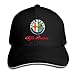 HmkoLo Alfa Romeo Sandwich Baseball Caps For Unisex Adjustable Black