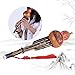 ammoon Chinese Bamboo Hulusi Gourd Cucurbit Handmade Flute Ethnic Musical Instrument Key of C with Case for Beginner Music Lovers
