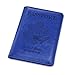 ACdream Passport Holder and Vaccine Card Holder Combo, Cover Wallet, Leather Travel Documents Organizer Protector, RFID Blocking, for Women/Men