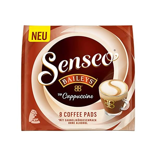 Senseo Pads Cappuccino Baileys, 8 Kaffeepads, 92 g