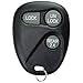 KeylessOption Key Fob Replacement for 1996 1997 1998 1999 2000 2001 2002 Buick Cadillac Chevrolet GMC Oldsmobile Pontiac Keyless Entry Remote Control, 3-Button 16245100-29