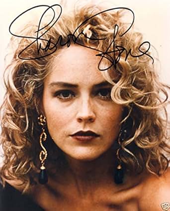 SHARON STONE AUTOGRAPHED SIGNED 8X10 PHOTO CLOSE UP at ...