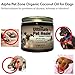 100% Organic Coconut Oil for Dogs & Cats - Skin and Coat - 16 fl oz - Use Topically on Dry Itchy Skin, Paws, Elbows and Cracked Nose - Cold Pressed, All Natural and Safe to Eat - Soothes and Protects