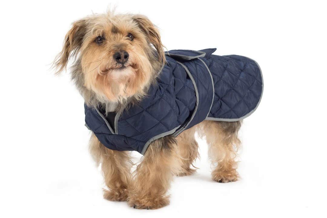 Ancol Quilted Dog Coat Navy XXL