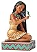Disney Traditions by Jim Shore Pocahontas with Flit Stone Resin Figurine, 5.5”