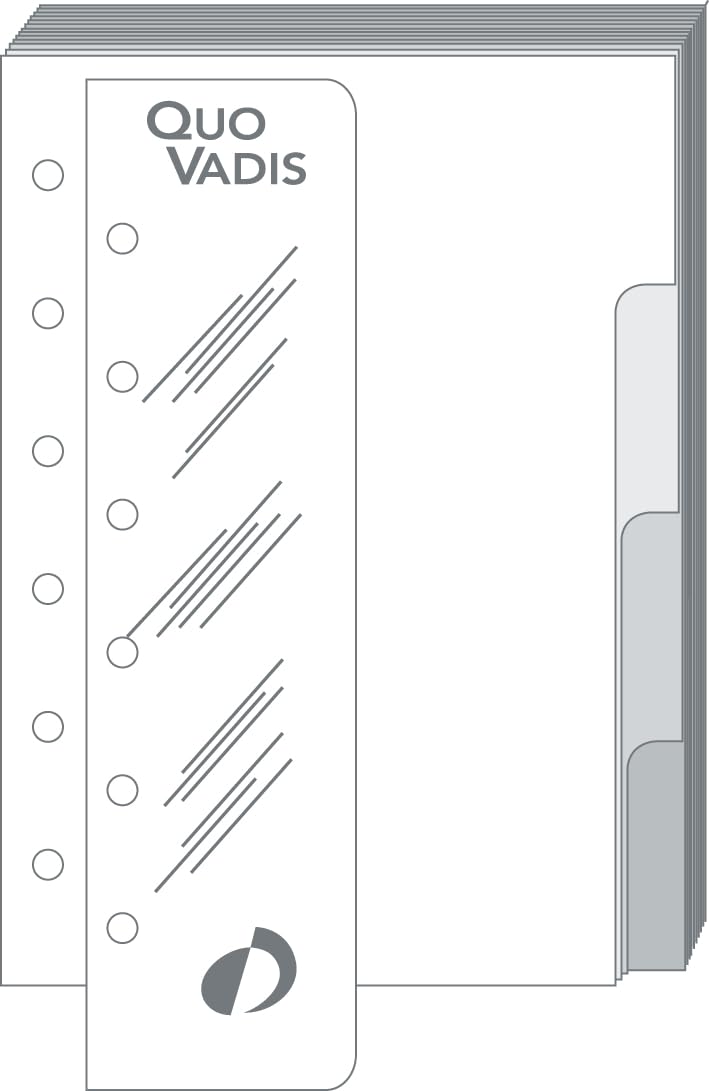 Quo Vadis Refill Divider + Ruler T14 8 x 12.5 cm Year