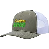 Custom Logo Embroidered Trucker Hats for Men Adjustable Snapback Mesh Cap Great for Outdoors Baseball Cap