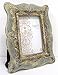 Concepts 4X6 Blue Gray Antique Picture Frame With Gold Detailing