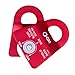 GM CLIMBING Red Micro Prusik Minding Pulley 25kN CE UIAA Certified 12mm Single Pulley Mobile Side Plates for Arborist Rigging Climbing Rescue One Unit