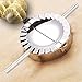 Home Servz Food Grade 304 Stainless Steel Ravioli Maker Pierogi Dumpling - Dough Press Cutter - Pie Crimper Kitchen Wrapper Pastry Tool（4.75 inch）