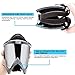 Wellovar Motorcycle Goggles,ATV Goggles Dirt Bike Ski Goggles Windproof Scratch Resistant Combat Goggles Adjustable UV Protective Safety Outdoor Glasses for Cycling, Climbing, etc