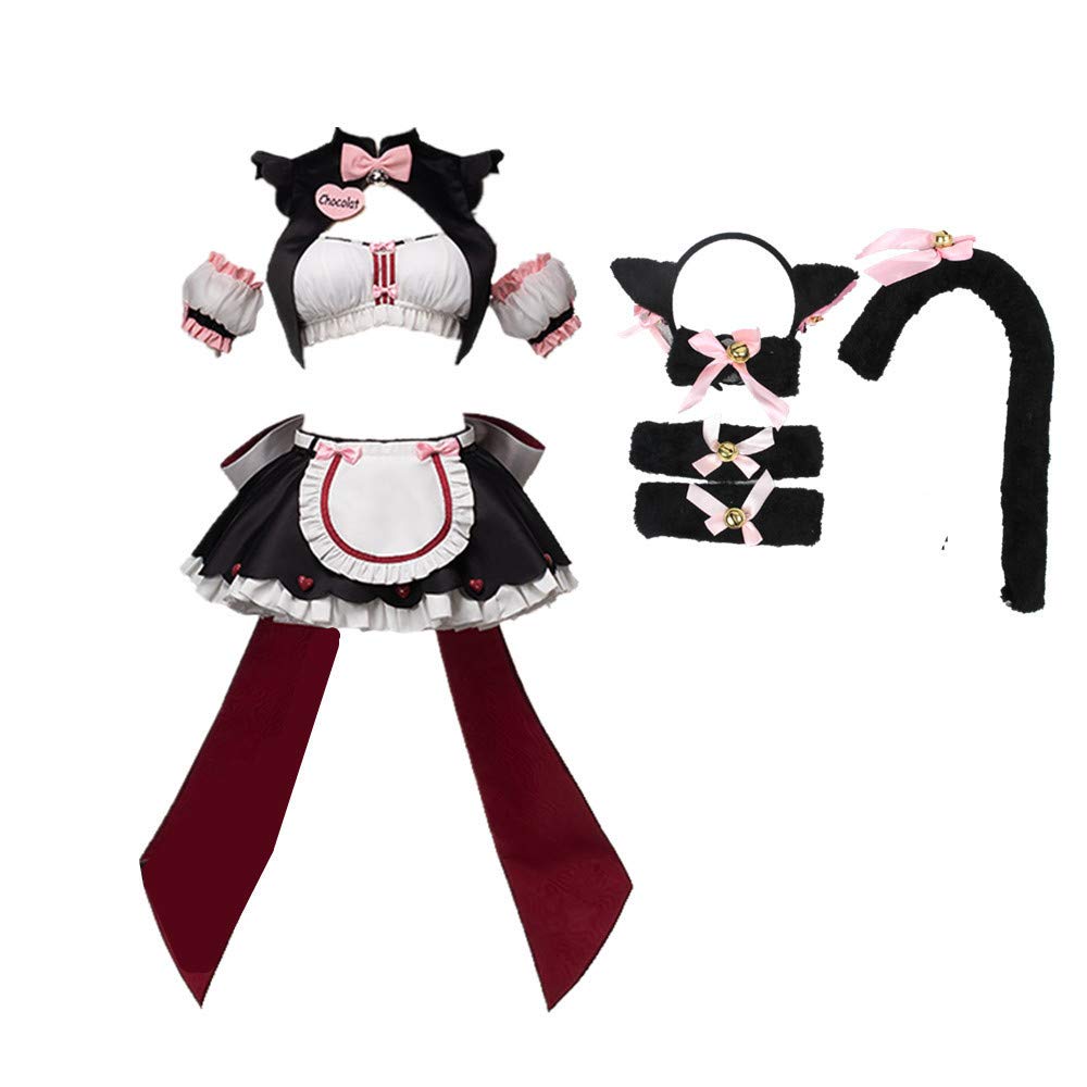 Woman's cat Ear Maid Outfit Cosplay Sissy Plus Size Lolita Dress Men Fashion Gothic Dresses