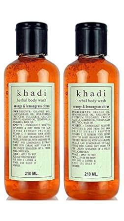 Khadi Herbal Orange and Lemongrass Citrus Body Wash- 420 ml