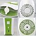 D-FantiX Handheld Fan Battery Operated, Portable Water Misting Fan Personal Mister Fan with Cooling Mist Humidifier and Fan USB Powered for Beauty, Home, Office and Travel (Green)