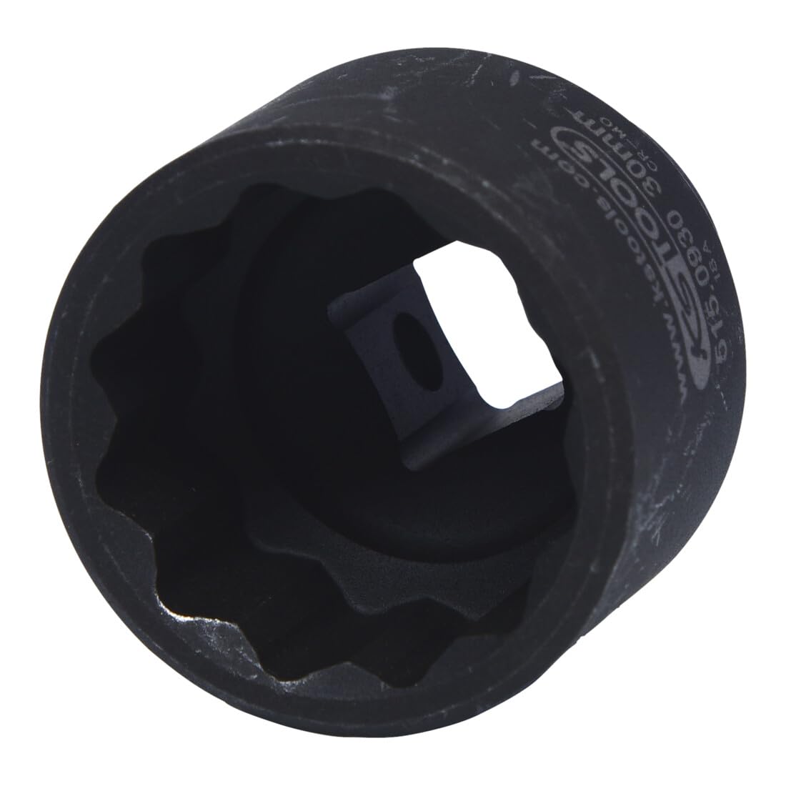 KS Tools 515.0930 1/2-Inch 12-Point Impact Socket, Short, 30 mm