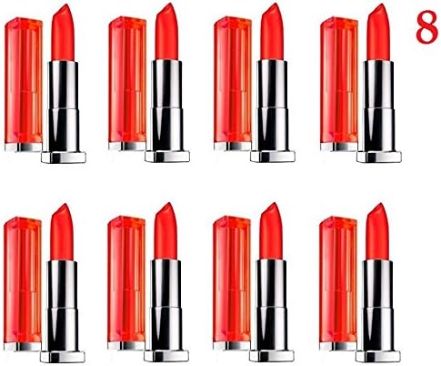 ( Pack of 8 ) - VALUE PACK! - Maybelline New York Colorsensational Lipcolor, 885 Vibrant Mandarin