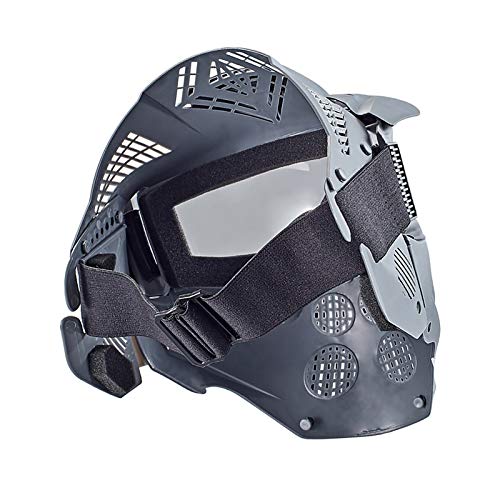 image for NINAT Tactical Paintball Mask, Airsoft Mask Full Face with Lens Goggle