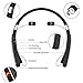 Neckband Bluetooth Headset, Pandawill [30 Hours Playtime] Wireless Bluetooth Headphones Compatible for XS/X/8/7 Plus Samsung Galaxy S8 Note 8 Other Bluetooth Enabled Devices (Black) (Black)