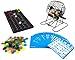 Deluxe Bingo Set - 6-Inch Metal Cage with Calling Board, 75 Colored Balls, 300 Bingo Chips, & 50 Bingo Cards for Large Group Games by Royal Bingo Supplies primary