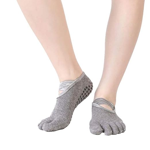 LRKZ Antideslizante Calcetines De Yoga Cinco Dedo del Pie ...