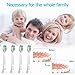 Toothbrush Heads,Replacement Brush Heads for Toothbrush Heads HX6064 Flex Care (White 4 Pack)