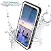 lanwow Compatible with Samsung Galaxy S9 Waterproof Case, S9 Wireless Charging Support Case Shockproof Snowproof Built-in Screen Protector Rugged Waterproof Case for Galaxy S9- Classic Black