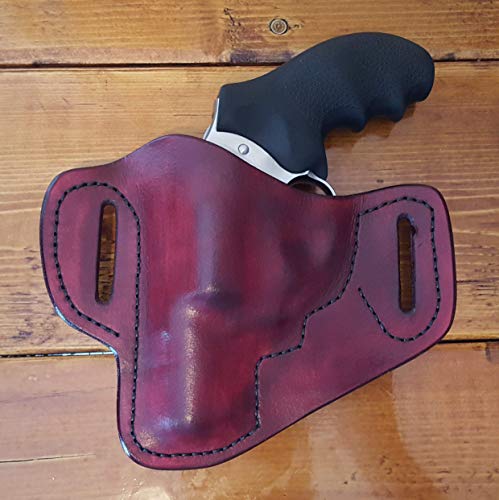 1911 Ruger SP101 LCR J Frame Glock Springfield XDm XDs Beretta M9 92 FS Outside Waistband Pancake Quick Draw Holster Glock 19 23 26 27 42 43 Walther PPK Ruger LCR LCP LC9 LC9s S&W M&P Shield Compact - Thumbnail 3
