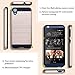 HTC Desire 626s Case, HTC Desire 626 Case,eTzone Premium Extra Slim Shockproof Case, Steel Hybrid Dual Layer [TPU + Soft Silicone] Protective Case Cover for HTC Desire 626 / 626s (626 Champagne Gold)