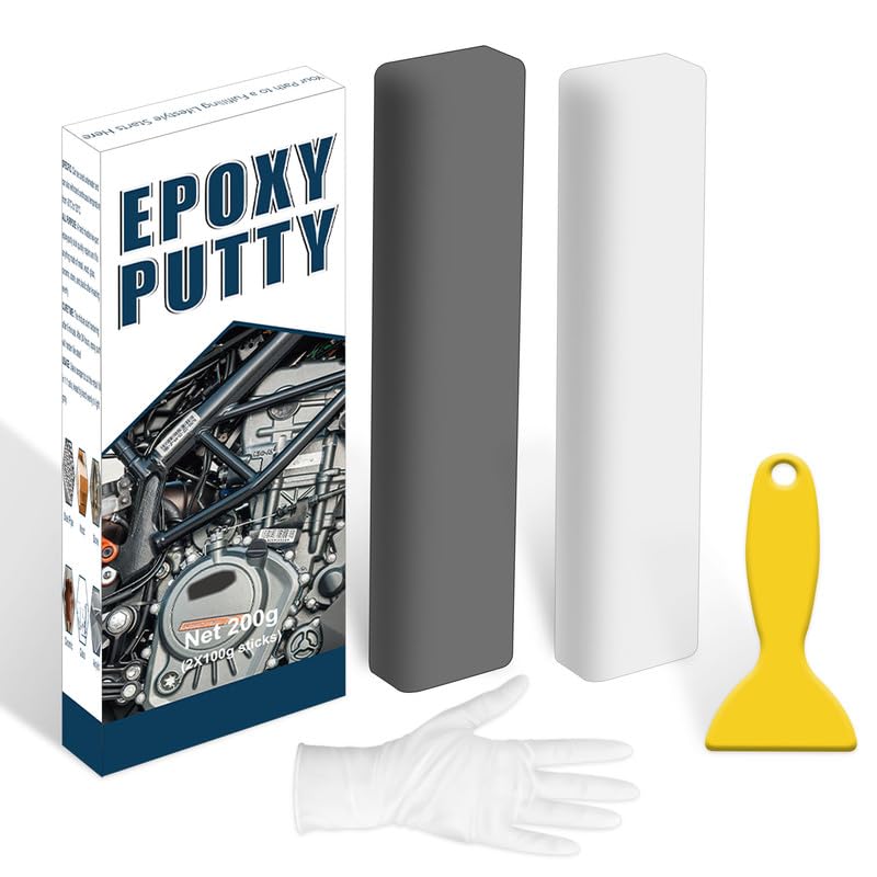 200g Epoxy Putty，Fast Repair Various Material Cracks And Defects, Can Be Used As Metal Filler, Epoxy Wood Filler, And Plastic Filler Repair，Household Essential Plumbers Putty（grey）