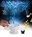 Ocean Wave Projector, Night Light Projector, LBell Sleep Sound Machine with Remote, Music Player, Timer, Room Decor for Infant Baby Kids, Nursery Living Room and Bedroom (White)