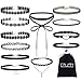 Caydo 12 Pieces Black Choker Necklace Lace Choker Tattoo Necklace for Women and Girls