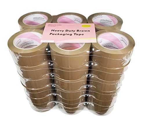 image for iMBAPrice Sealing Tape - 1 Box of Commercial Grade (36 Roll of 110 Yar