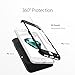 Spigen Thin Fit 360 Designed for Apple iPhone 7 Case (2016) 2 Tempered Glass Screen Protectors Included - Black