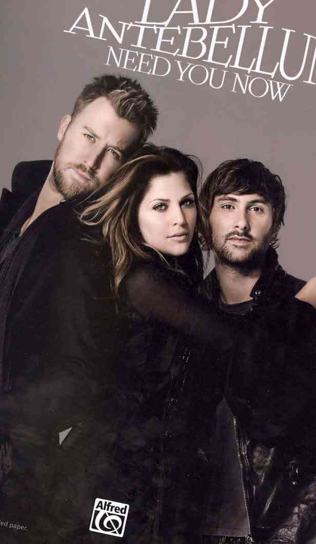 Lady Antebellum -- Need You Now: Piano/Vocal/Chords
