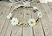 Supla 100Pcs Artificial Silk Gerbera Daisy Flower Heads 1.5 inch DIY Wreath Gift Box Scrapbooking Craft (without stem) (white)