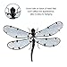 LIFFY Metal Dragonfly Wall Decor Glass Outdoor Wall Hanging Art for Garden,Patio, Porch or Fence