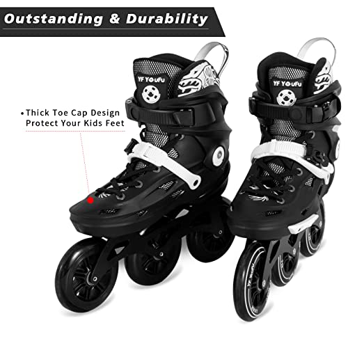 Inline Speed Racing Skates 3 Wheels High Performance Outdoor Roller Skates for Women,Men