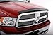 Auto Ventshade [AVS] Bugflector Hood Shield / Protector | Fits 2009 - 2024 Dodge Ram 1500 (19 - 24 Classic Body Only, No Sport/Rebel Models) | High Profile Bug Deflector - 1 pc., Dark Smoke | 23045