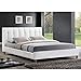 Baxton Studio BBT6312-White-Queen Platform, Queen, White