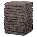 ZENY Moving Blankets 12 Pack Packing Shipping